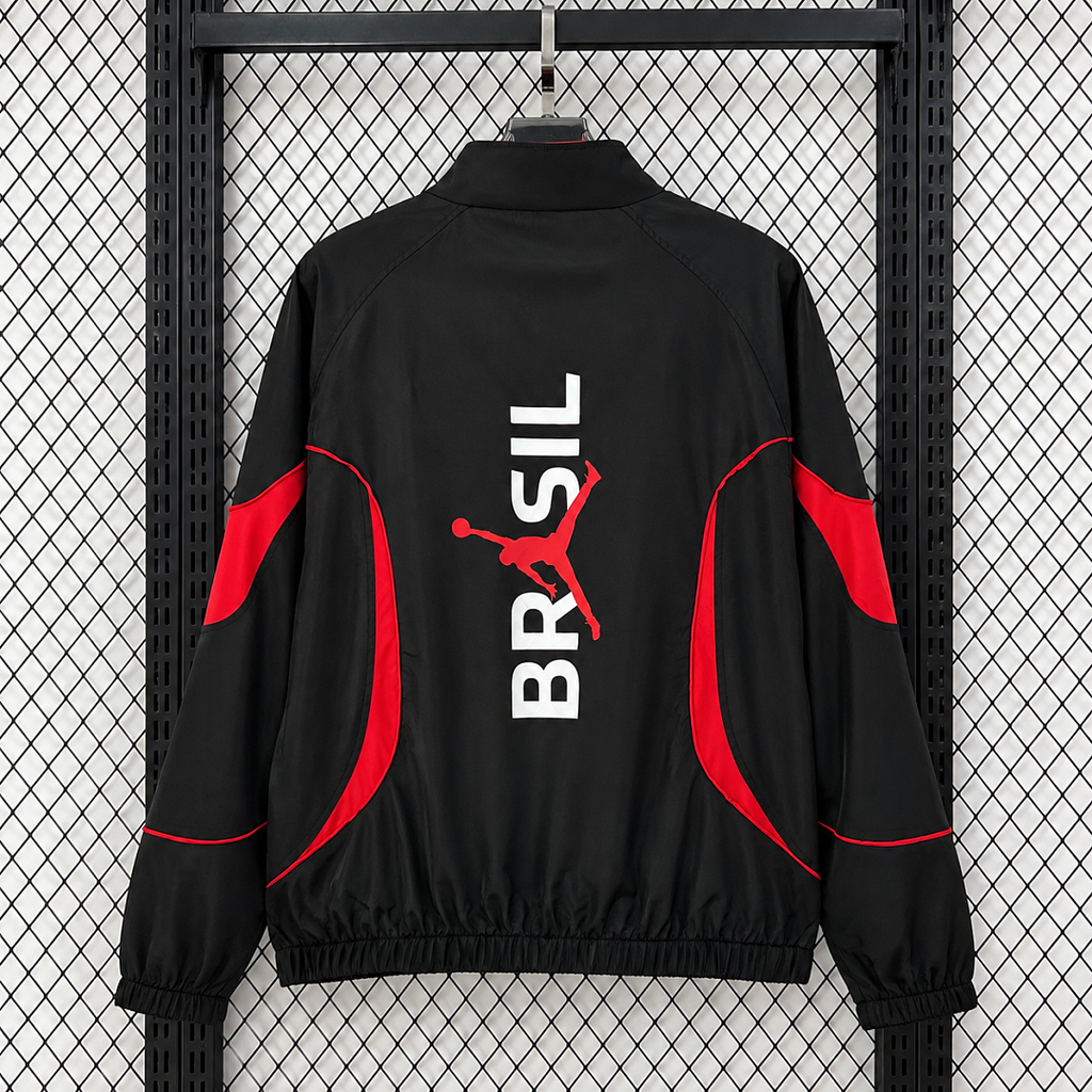 Brazil 2026 Black World Cup Training Windbreaker