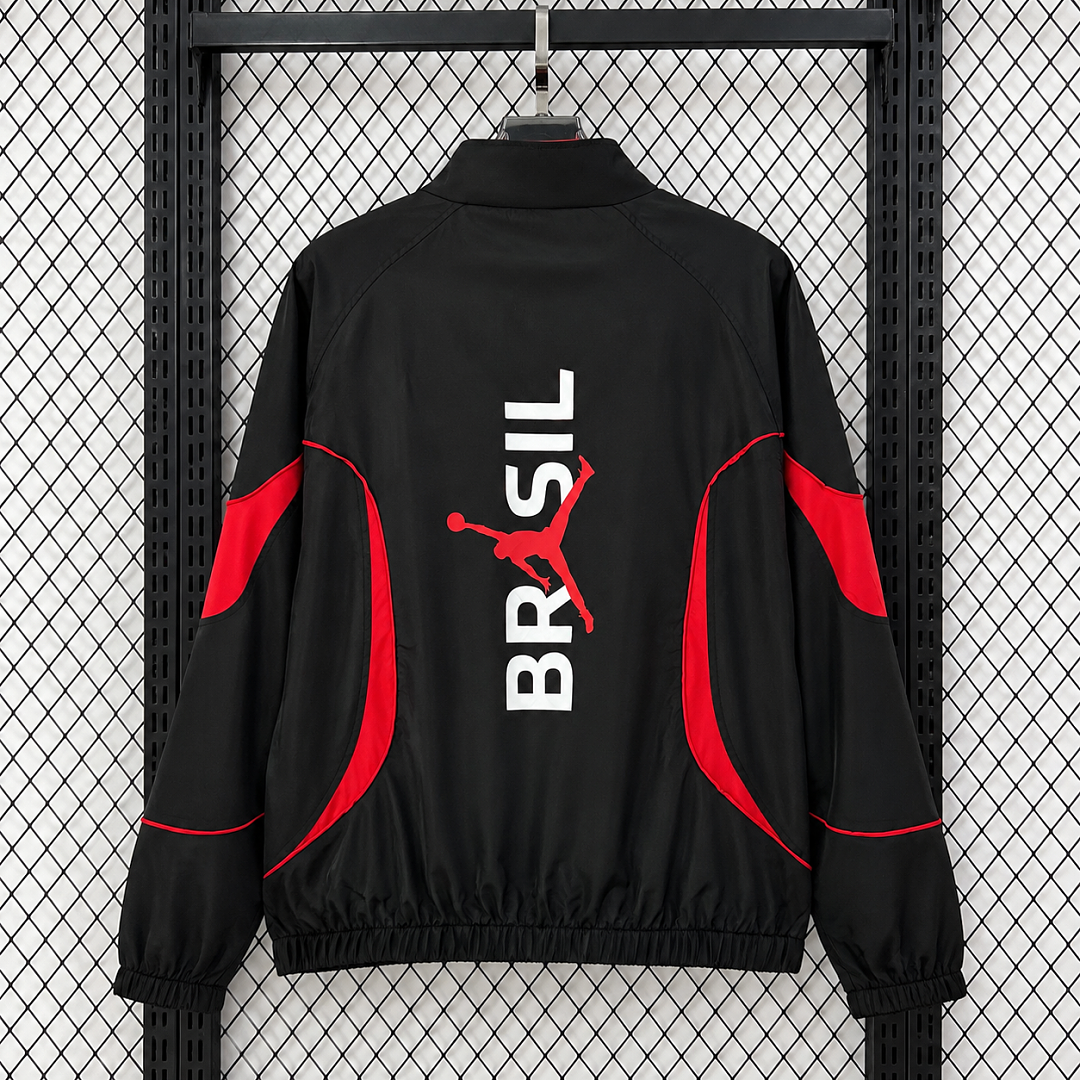 Brazil 2026 Black World Cup Training Windbreaker