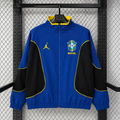 Brazil 2026 Blue World Cup Classic Casual Training Windbreaker