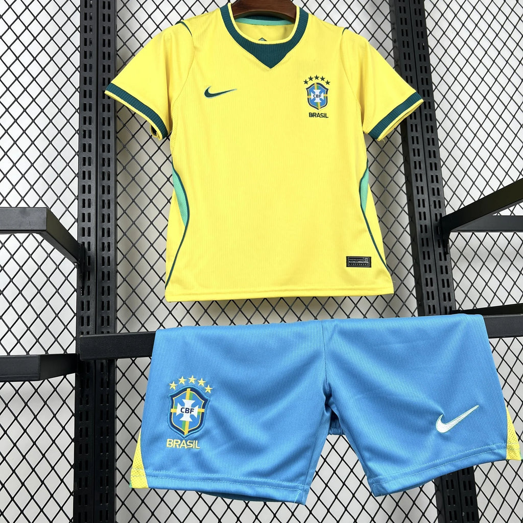 Brazil 2026 Home World Cup Kit Kids Size