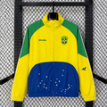 Brazil 2026 Yellow Retro Training Windbreaker