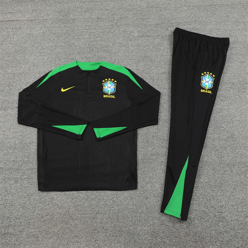 Brazil Black Green Tracksuit