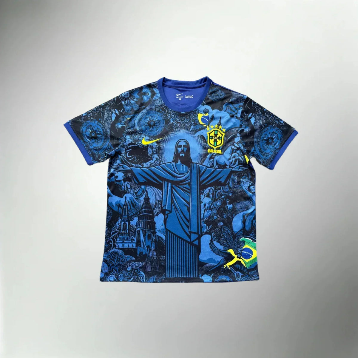 Brazil Jesus Blue Limited Jersey
