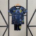 Brazil Jesus Blue Limited Jersey Kids Size