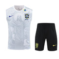Brazil Jesus White Tank Top Set