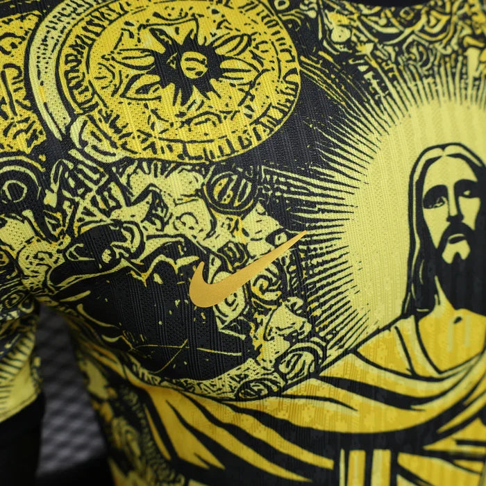 Brazil Jesus Yellow Limited Jersey