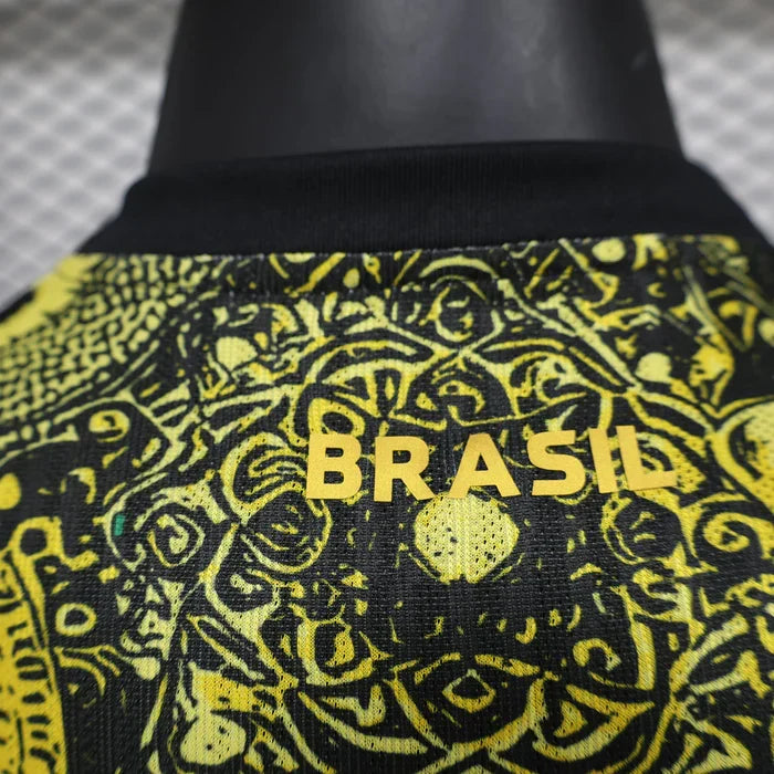Brazil Jesus Yellow Limited Jersey