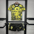 Brazil Jesus Yellow Limited Jersey Kids Size