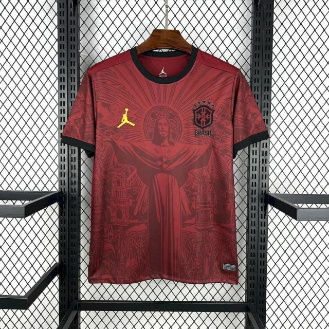 Brazil The Redeemer Red Limited Jersey