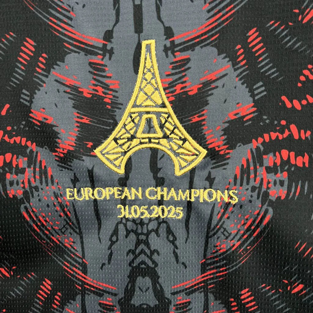 Campeones de Europa Black Limited Jersey
