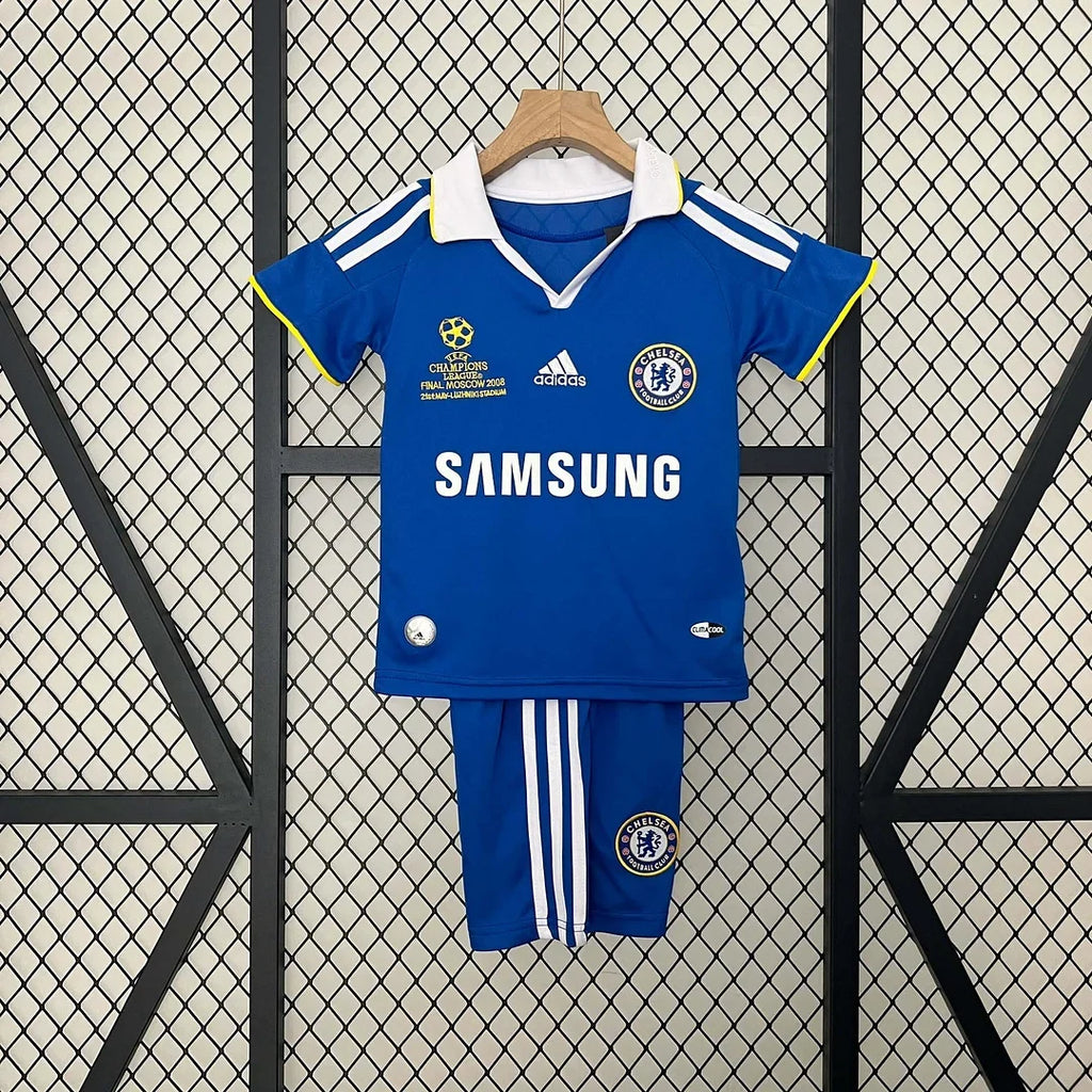 Chelsea 2008/2009 Champions League Final Retro Jersey Kids Size
