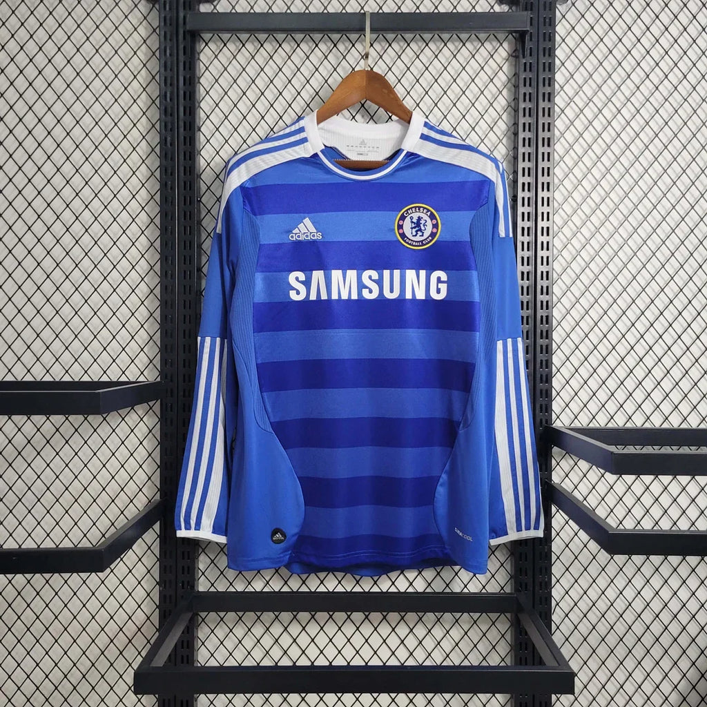Chelsea 2011/2012 Home Long Sleeve Retro Jersey