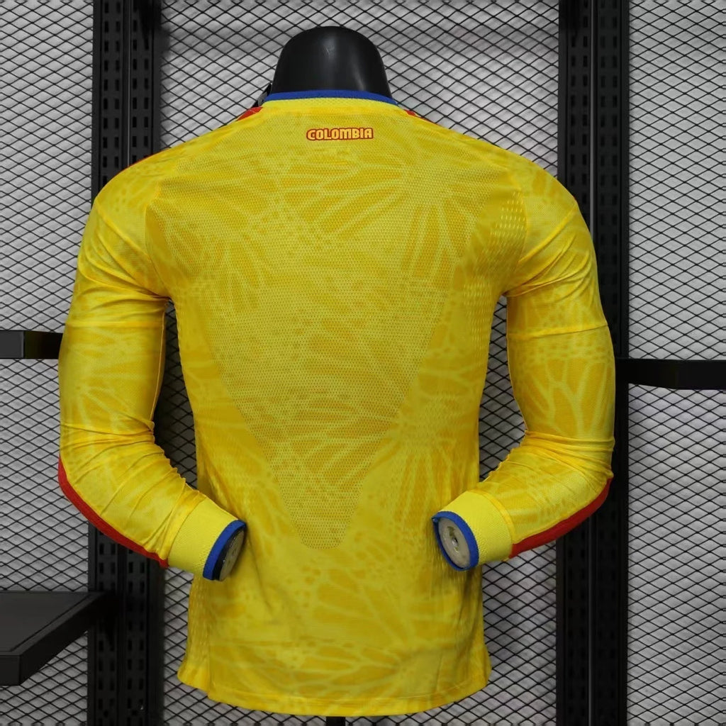 Colombia 2026 Home Long Sleeve Player Jersey