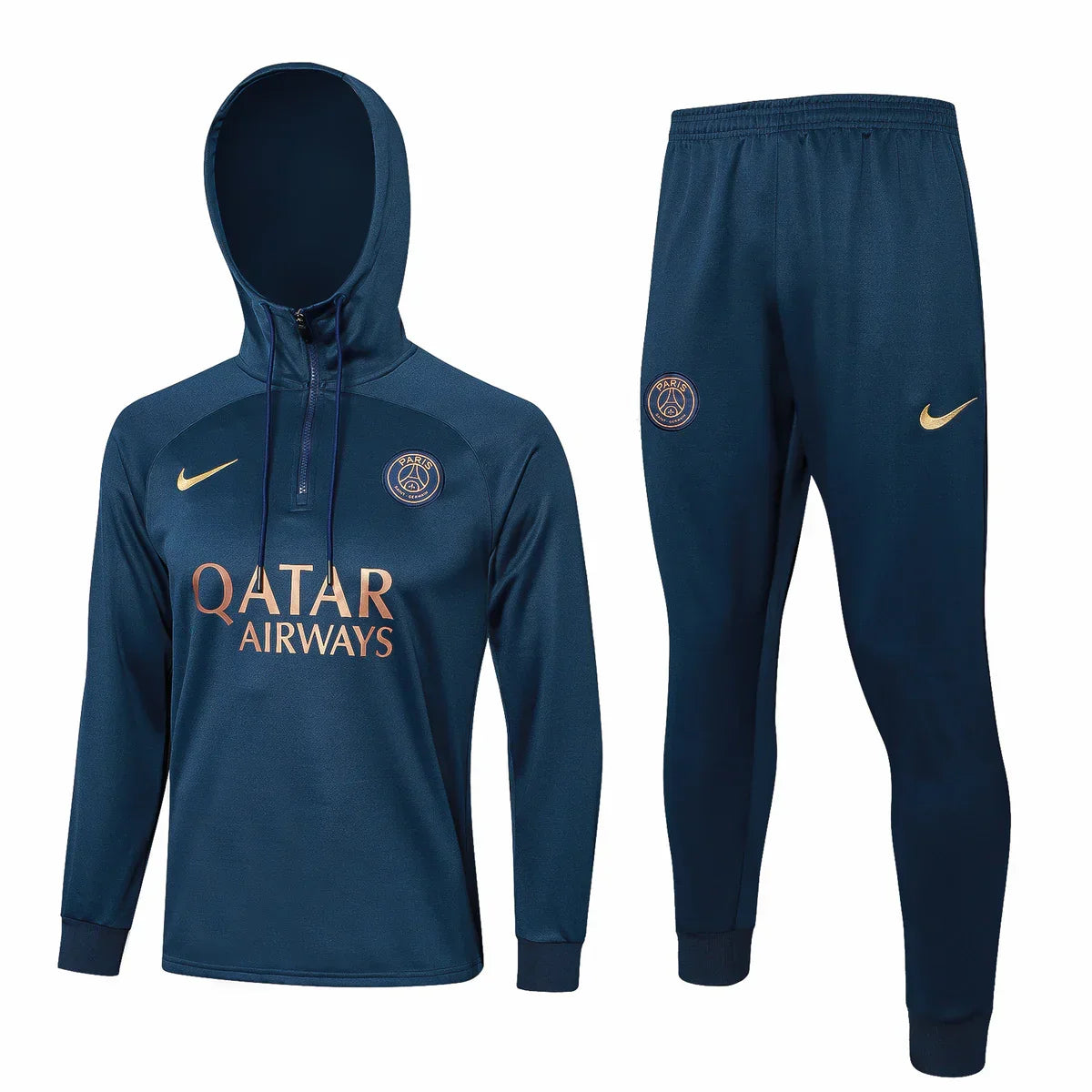 Dark Blue and Gold Tracksuit