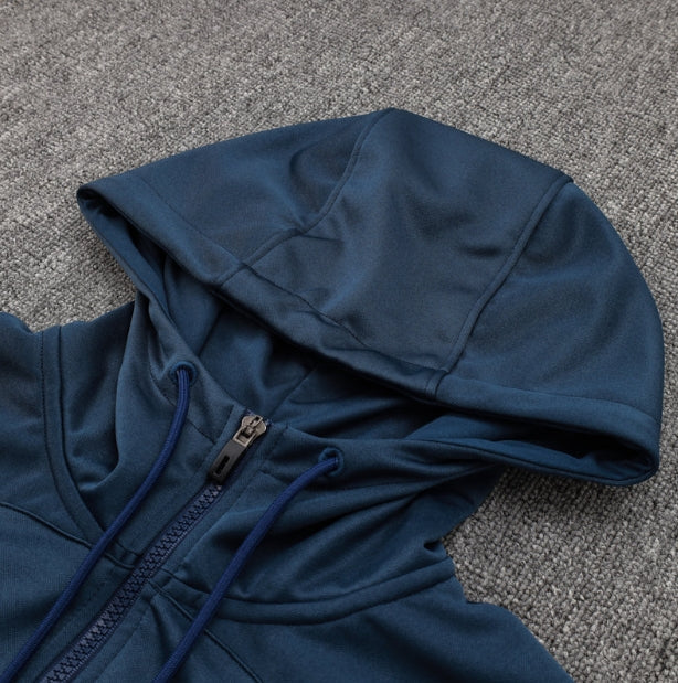 Dark Blue and Gold Tracksuit