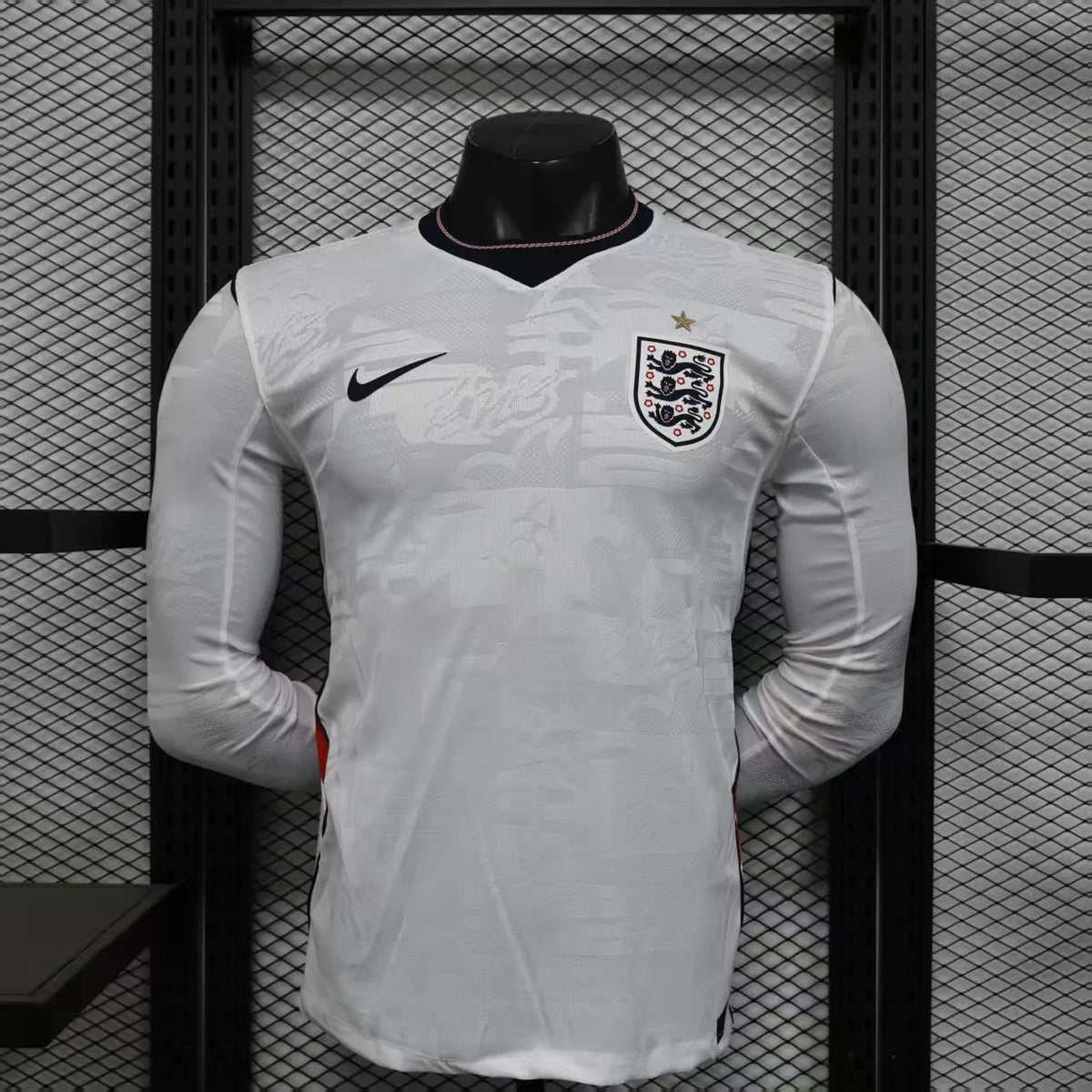 England 2026 Home Long Sleeve Player Jersey
