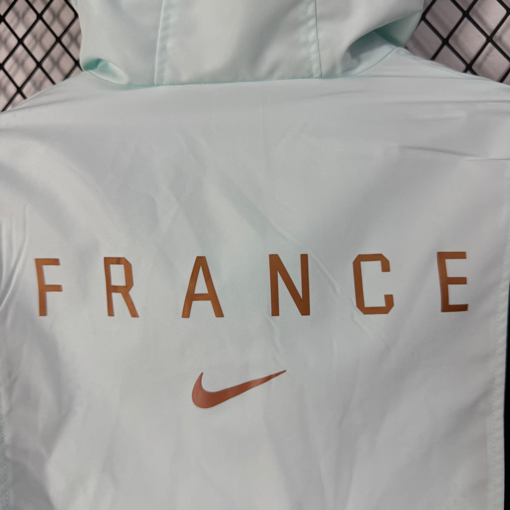 France 2026 Light Green World Cup Casual Training Windbreaker Jacket