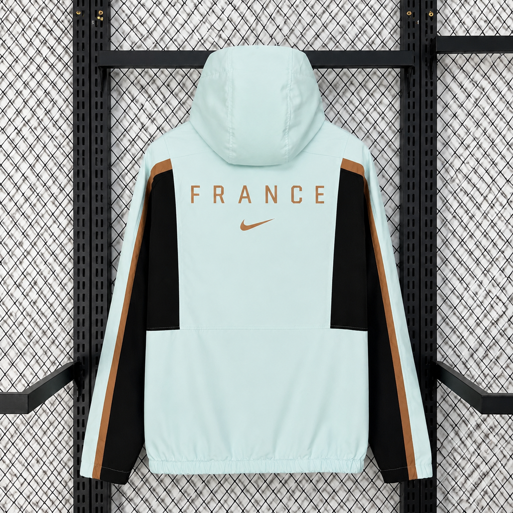 France 2026 Light Green World Cup Casual Training Windbreaker Jacket