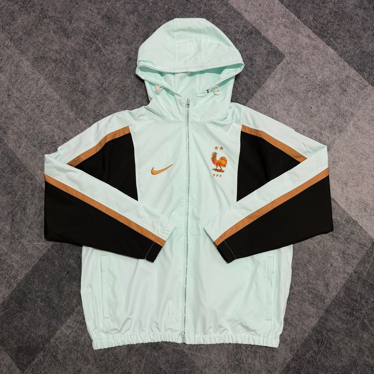 France 2026 Light Green World Cup Casual Training Windbreaker Jacket
