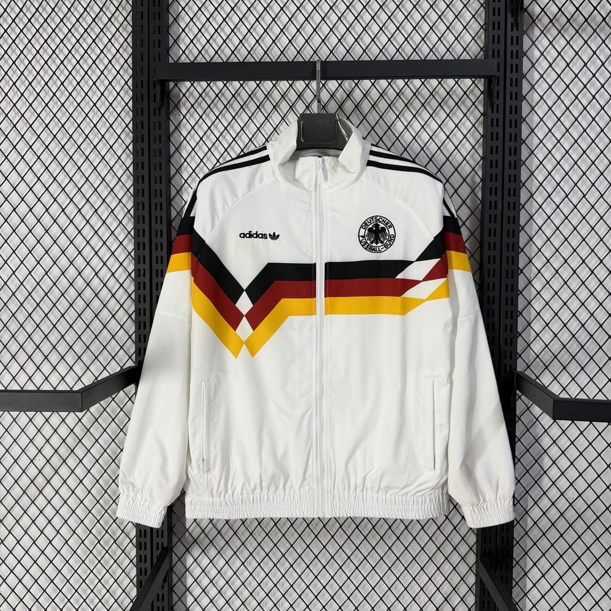 Germany 1990 Men's Retro Windbreaker Jacket