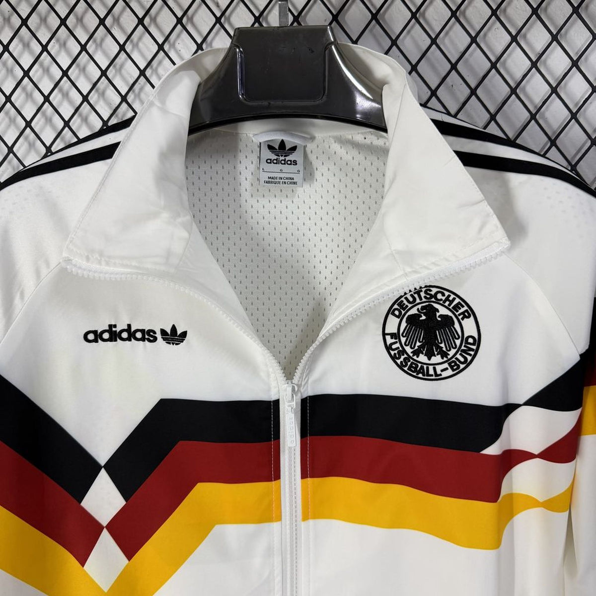 Germany 1990 Men's Retro Windbreaker Jacket