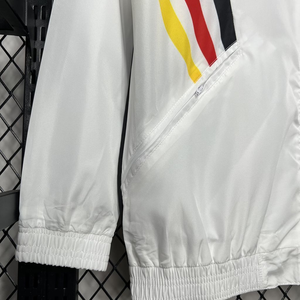 Germany 2024/2025 Euro White Windbreaker Jacket