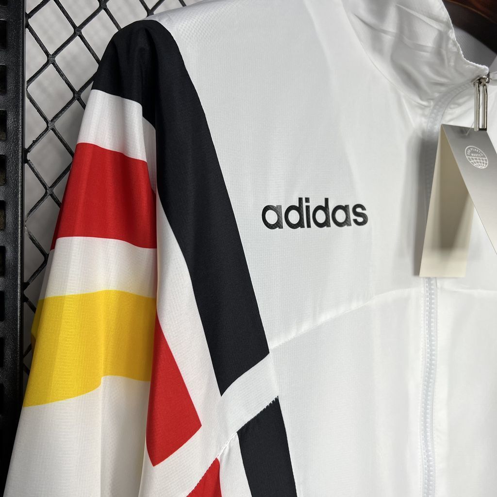 Germany 2024/2025 Euro White Windbreaker Jacket