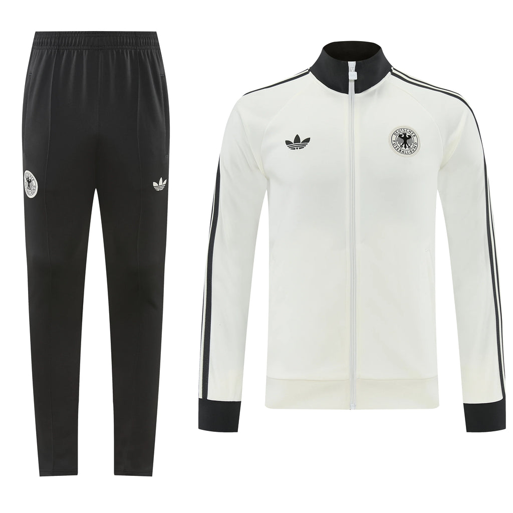Germany 2026/2027 White and Black Tracksuit