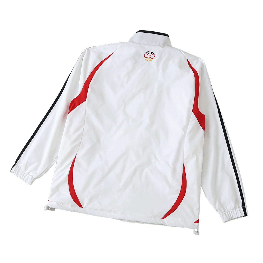 Germany 2026 Euro White Windbreaker Jacket