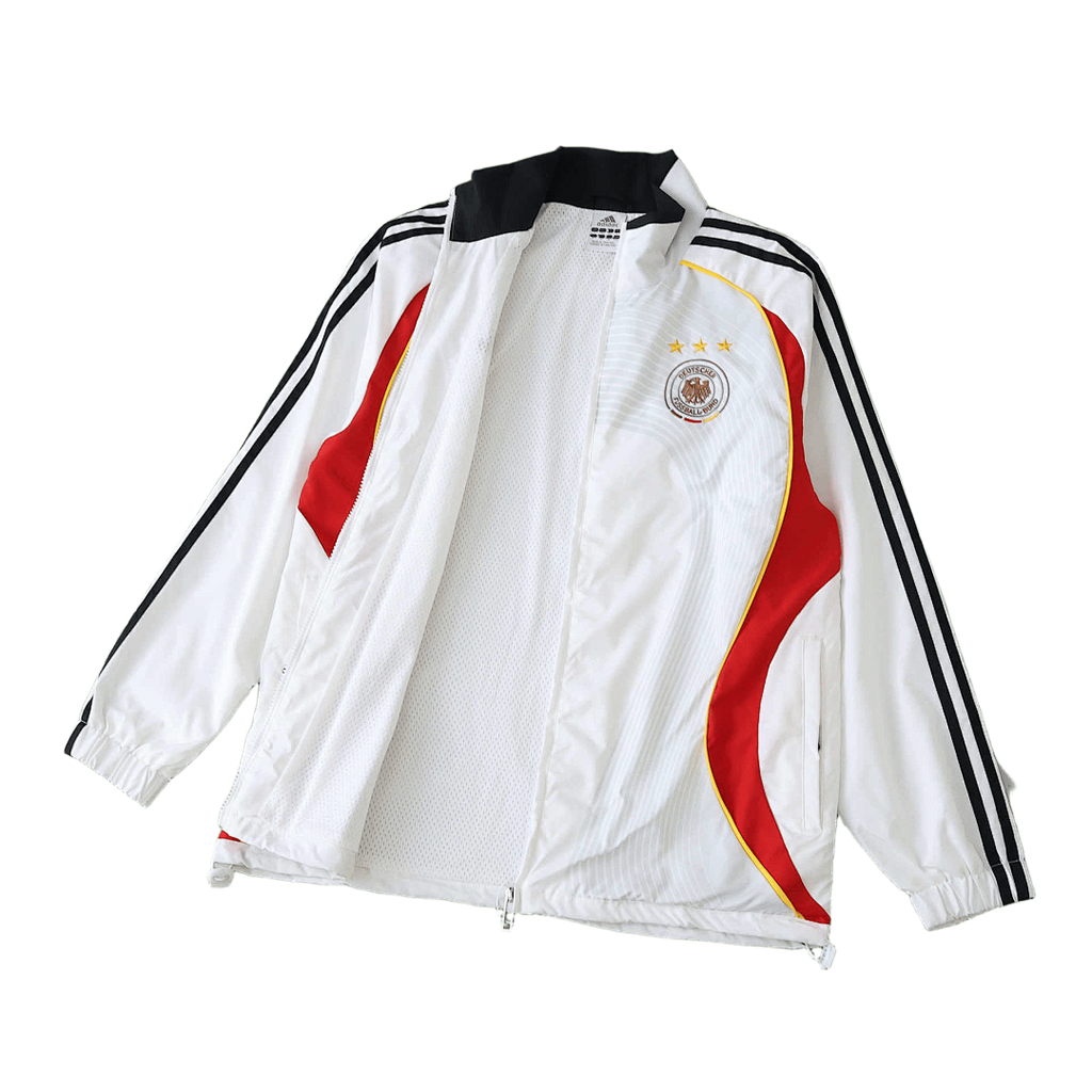 Germany 2026 Euro White Windbreaker Jacket