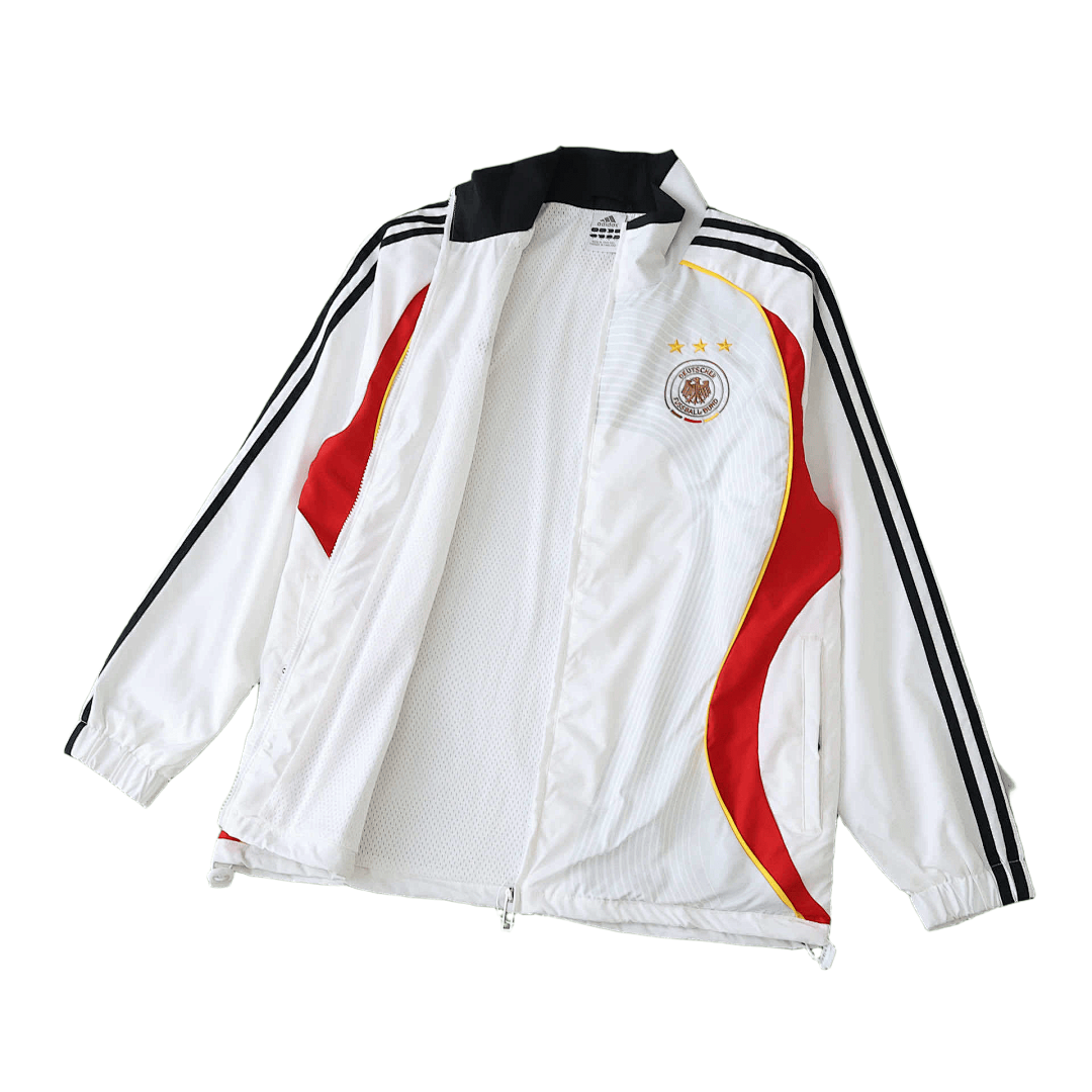 Germany 2026 Euro White Windbreaker Jacket