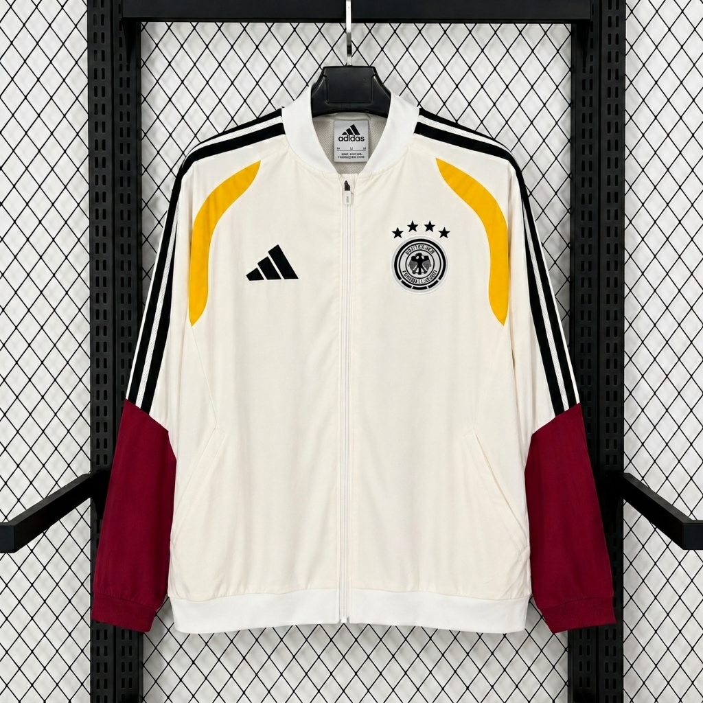 Germany 2026 World Cup White Casual Training Windbreaker