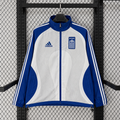 Greece 2026 White Blue Windbreaker Jacket