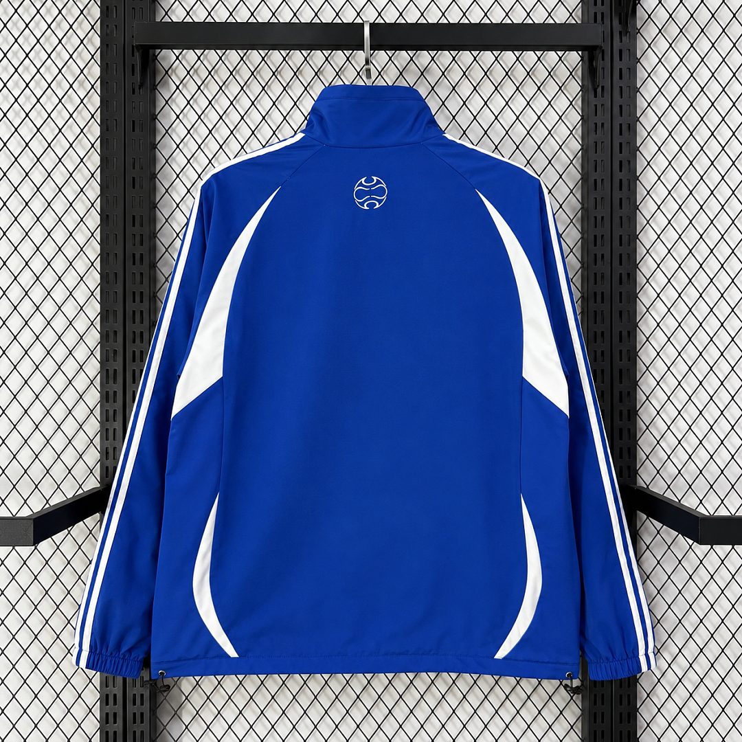Greece 2026 White Blue Windbreaker Jacket