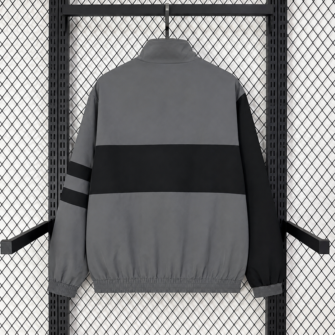 Inter Milan 2026/2027 Grey Retro Casual Trench Coat