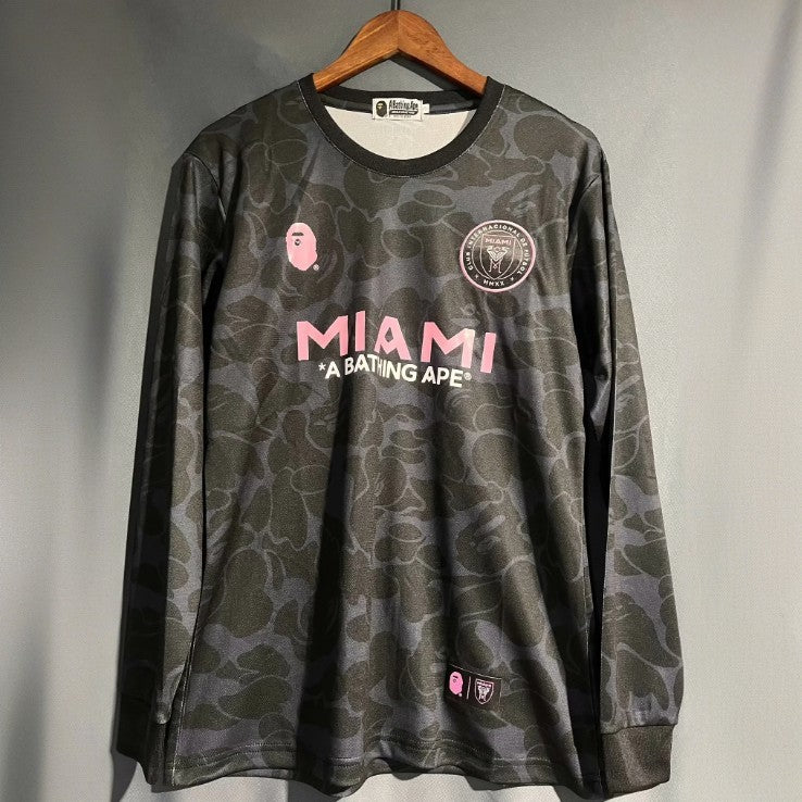 Inter Miami 2023/2024 Limited Gris Black Long Sleeve Jersey