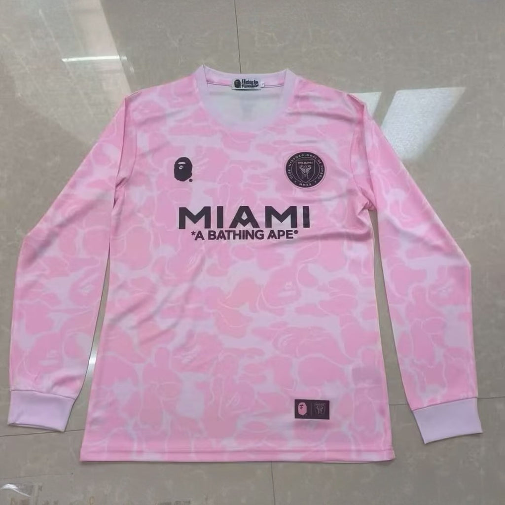 Inter Miami 2023/2024 Limited Gris Pink Long Sleeve Jersey