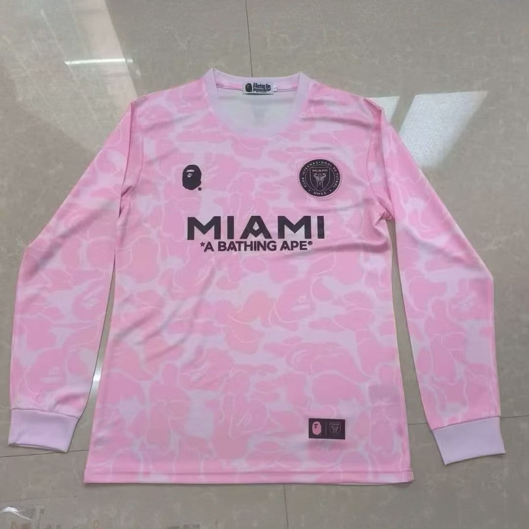 Inter Miami 2023/2024 Limited Gris Pink Long Sleeve Jersey