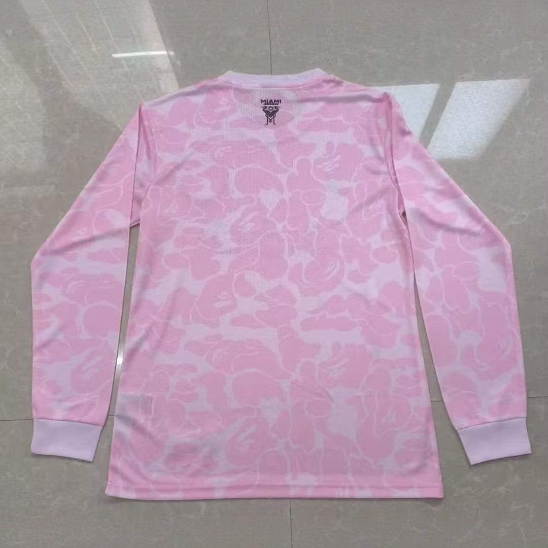 Inter Miami 2023/2024 Limited Gris Pink Long Sleeve Jersey