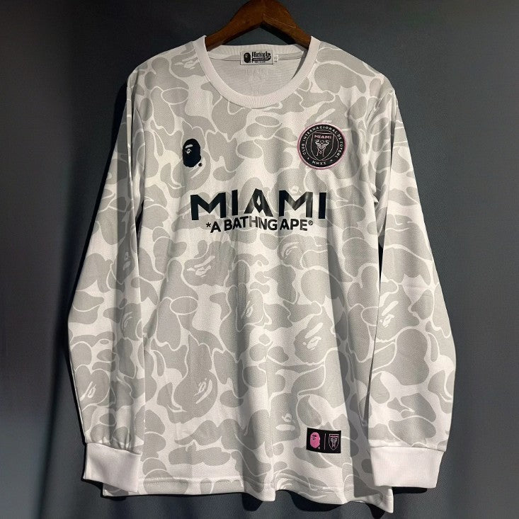 Inter Miami 2023/2024 Limited Gris White Long Sleeve Jersey