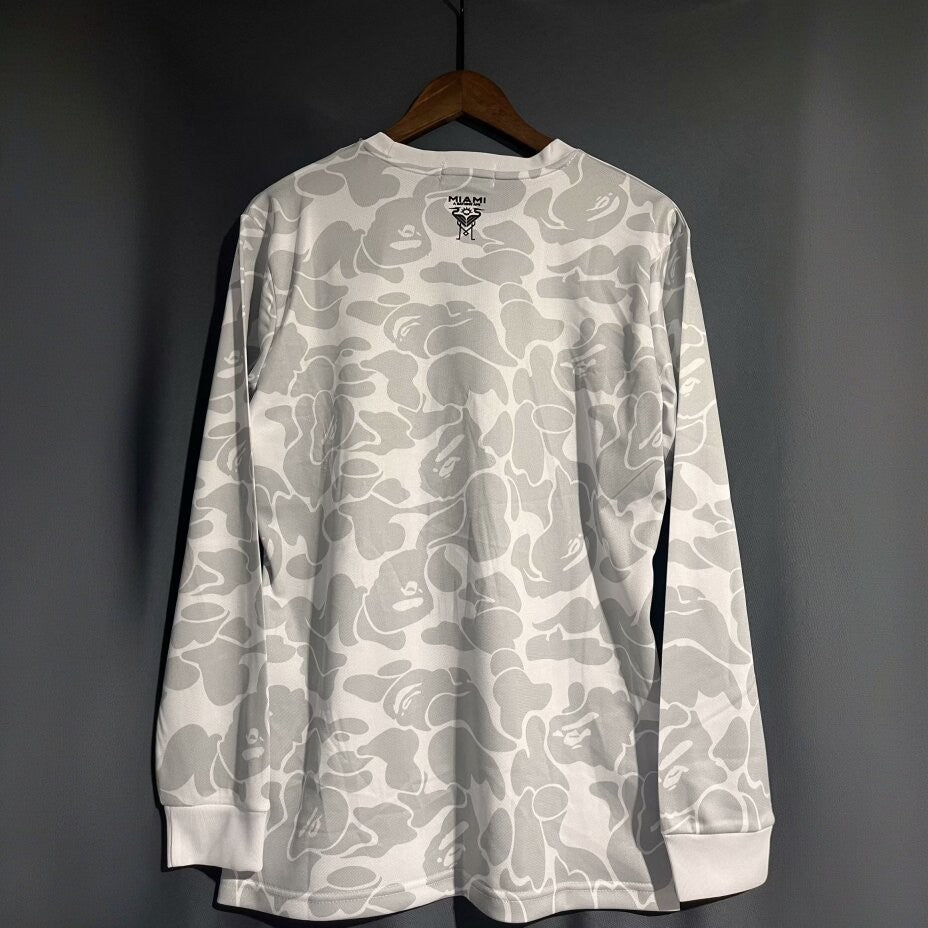 Inter Miami 2023/2024 Limited Gris White Long Sleeve Jersey
