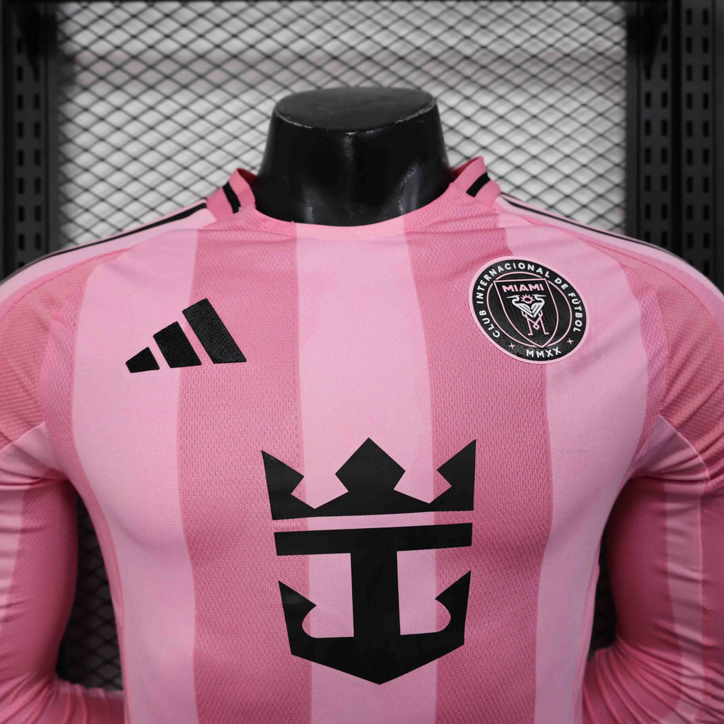 Inter Miami 2025/2026 Home Long Sleeve Player Jersey