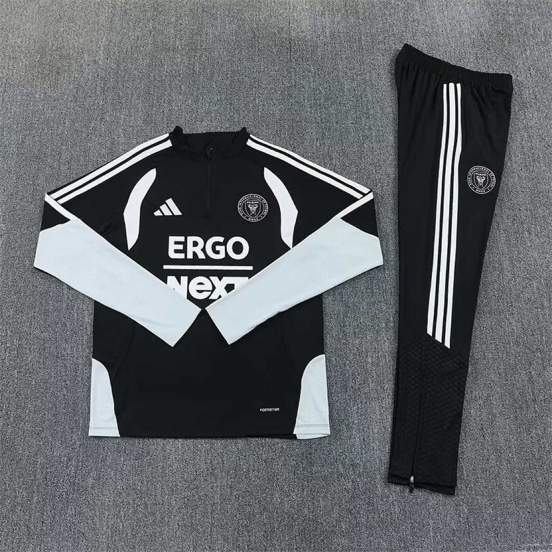 Inter Miami 2026/2027 Black Half Pull Training Suit
