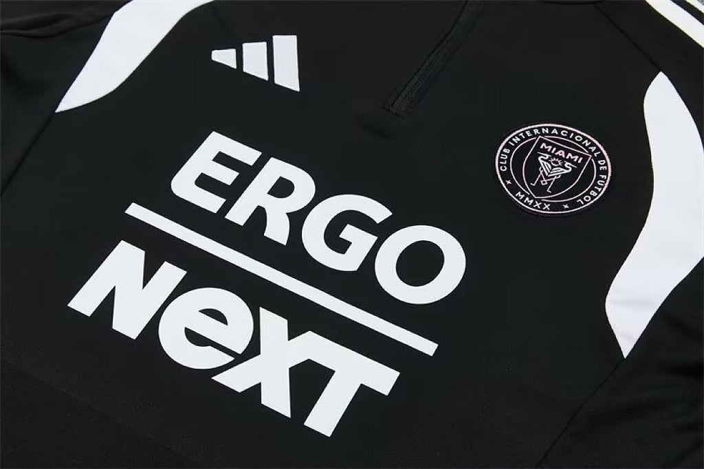 Inter Miami 2026/2027 Black Half Pull Training Suit