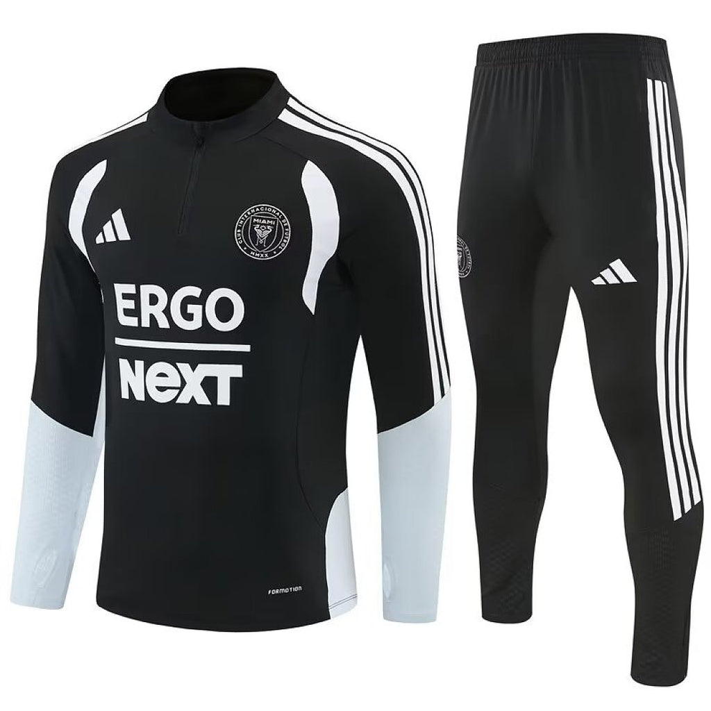 Inter Miami 2026/2027 Black Half Pull Training Suit