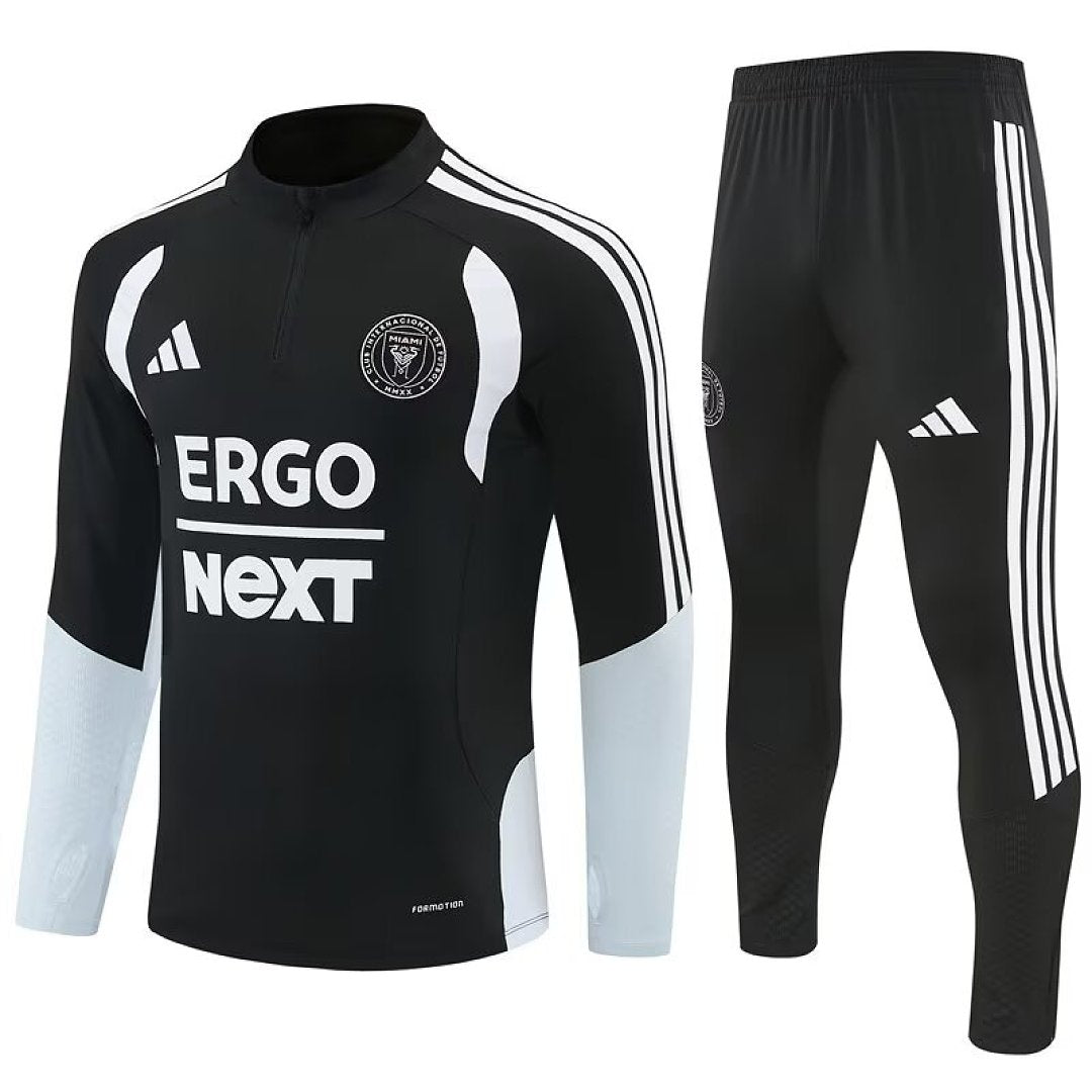 Inter Miami 2026/2027 Black Half Pull Training Suit