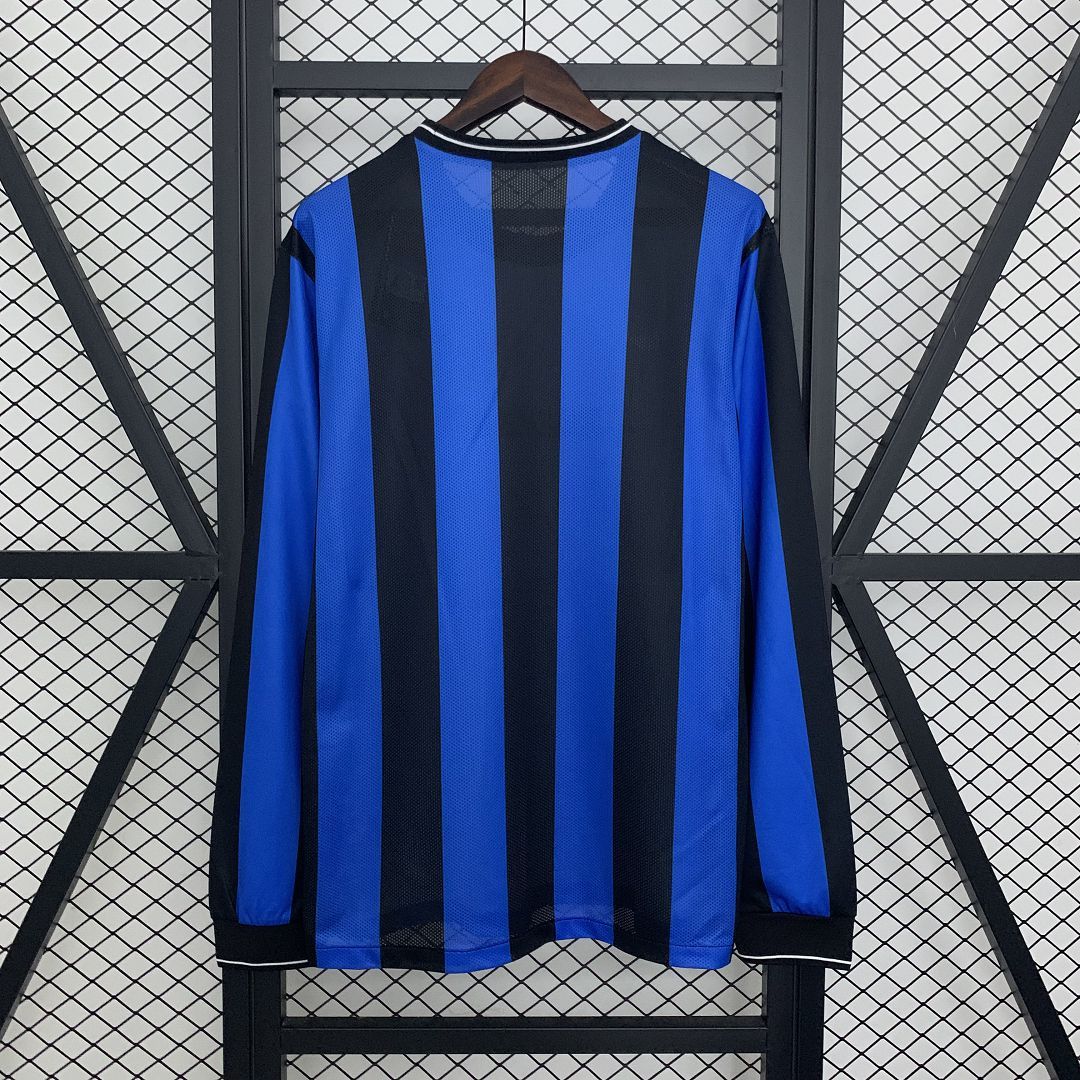 Inter Milan 2009/2010 Home Long Sleeve Retro Jersey