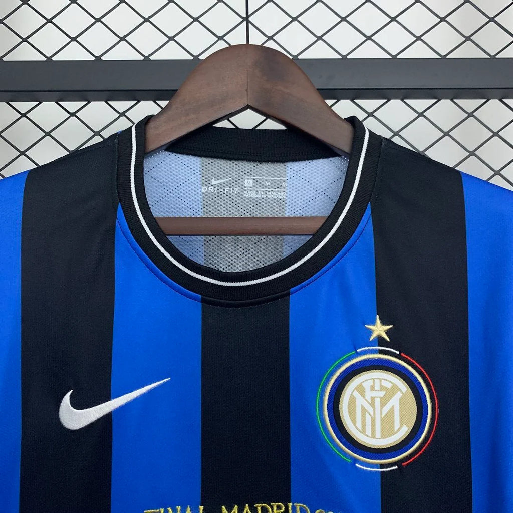 Inter Milan 2009/2010 Home Long Sleeve Retro Jersey