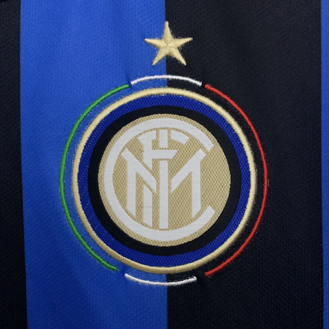 Inter Milan 2009/2010 Home Long Sleeve Retro Jersey