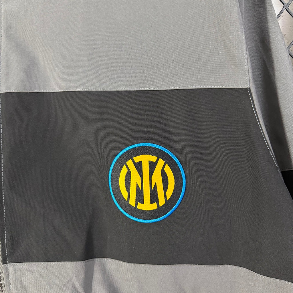 Inter Milan 2026/2027 Grey Retro Casual Trench Coat